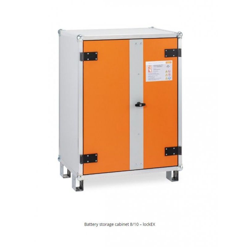 Battery Storage Cabinet 8/10 â€“ lockEX - 11898