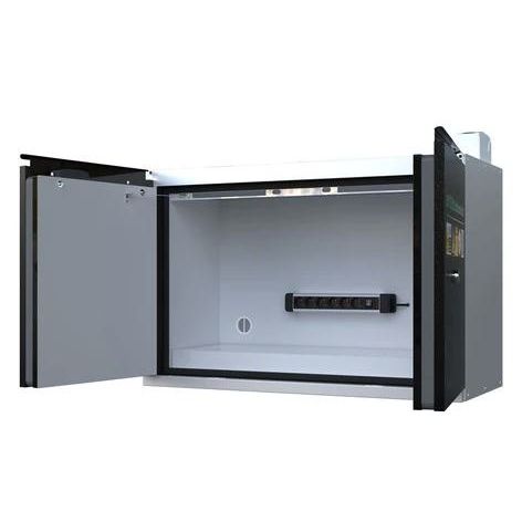 90 Minute Small 2 Door LithiumVault Cabinet with Charging CH-L8PGK