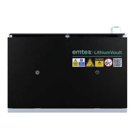 90 Minute Small 2 Door LithiumVault Cabinet with Charging CH-L8PGK