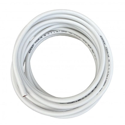 UPVC Coated Oil Line - 10mm Copper Pipe Work 25 Metre Coil