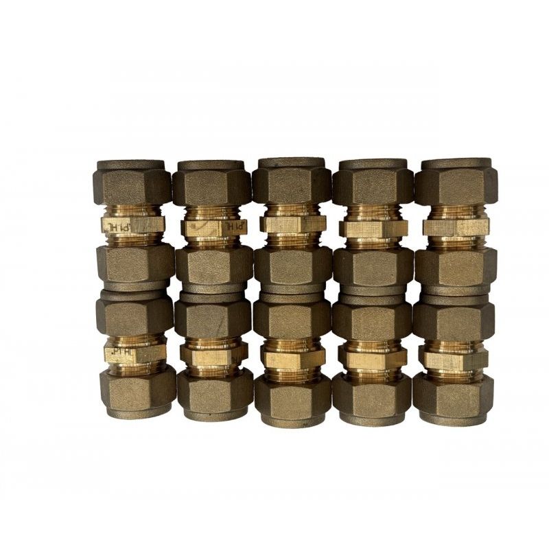 10 x 10mm Straight Compression Coupling