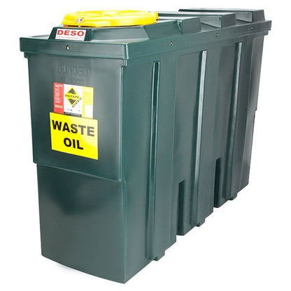 1000 Litre Slimline Bunded Waste Oil Tank - Deso SL1000WOW