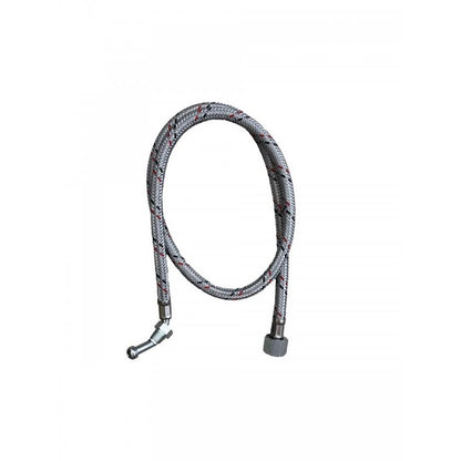 Flexible Oil Line Hose Braided 1/4' M 90 x 3/8'