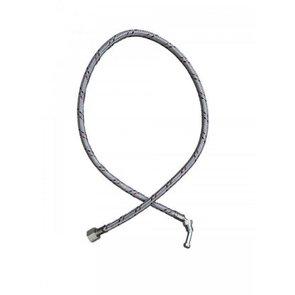 Flexible Oil Line Hose Braided 1/4' M 90 x 3/8'