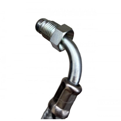 Flexible Oil Line Hose Braided 1/4' M 90 x 3/8'