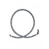 Flexible Oil Line Hose Braided 1/4' M 90 x 1/4'