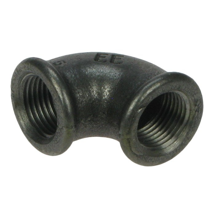 Black Iron Elbow 1' F to F BSPT