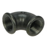 Black Iron Elbow 1' F to F BSPT