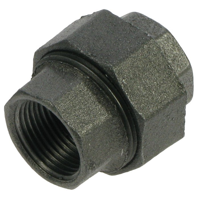 Black Iron Cone Union - 1' F to F BSPT