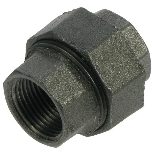 Black Iron Cone Union - 1' F to F BSPT