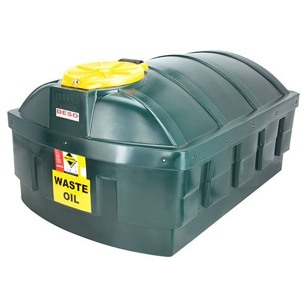 1200 Litre Bunded Waste Oil Tank - Deso LP1200WOW