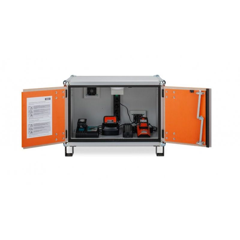Battery Charging Cabinet Basic 8/5 With Stacking Feet 1-Phase â€“ lockEX - 11893