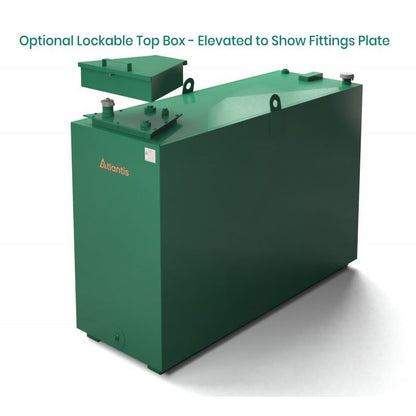 Atlantis 1350L Steel Bunded Oil Tank with ImperiumÂ® Technology