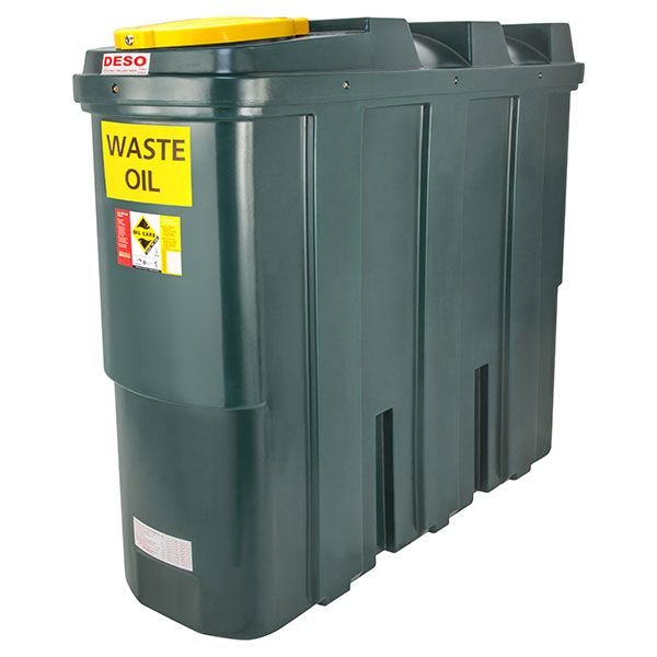 1250 Litre Slimline Bunded Waste Oil Tank - Deso - Fuel Tank Shop