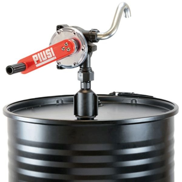 Piusi Stainless Rotary Hand Fuel Pump - Fuel Tank Shop