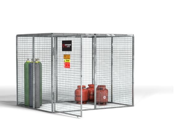 Armorgard Gorilla Gas Cage GGC10 Secure Storage Cage - Fuel Tank Shop