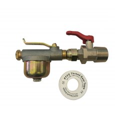 Oil Tank Filter Valve Assembly with 1/4' Turn Valve