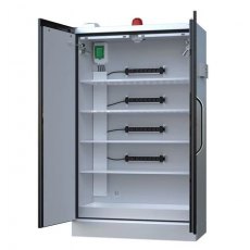 90 Minute 2 Door Lithium-ION Battery Cabinet With Charging & Firepro Suppression & Alarm