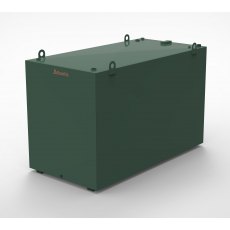 Fuel Tank Shop 4000L Bunded Steel Oil Tank