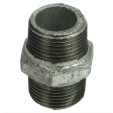 Galvanised Hexagon Nipple Galvanised Hexagon Nipple