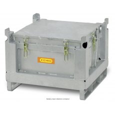 Steel Battery Collection Container - 11201