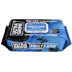 UltraGrime PRO XXL+ Multi-use Cleaning Wet Wipes (100 Thick Large Wipes)