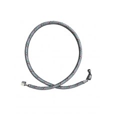 Flexible Oil Line Hose Braided 1/4" M 90 x 1/4"