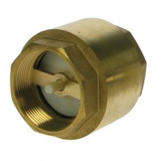 1" BSPT Brass Inline Check Valve