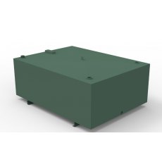 1100 Litre Bunded Steel Low Profile Oil Tank 1100 Litre Bunded Steel Low Profile Oil Tank