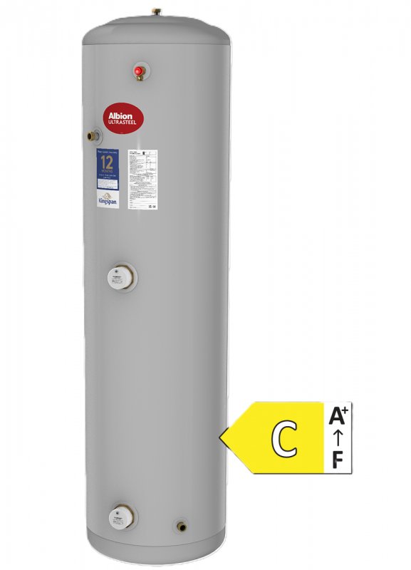 Kingspan Ultrasteel 300 Litre Direct - Unvented Hot Water Cylinder AUD300ERP