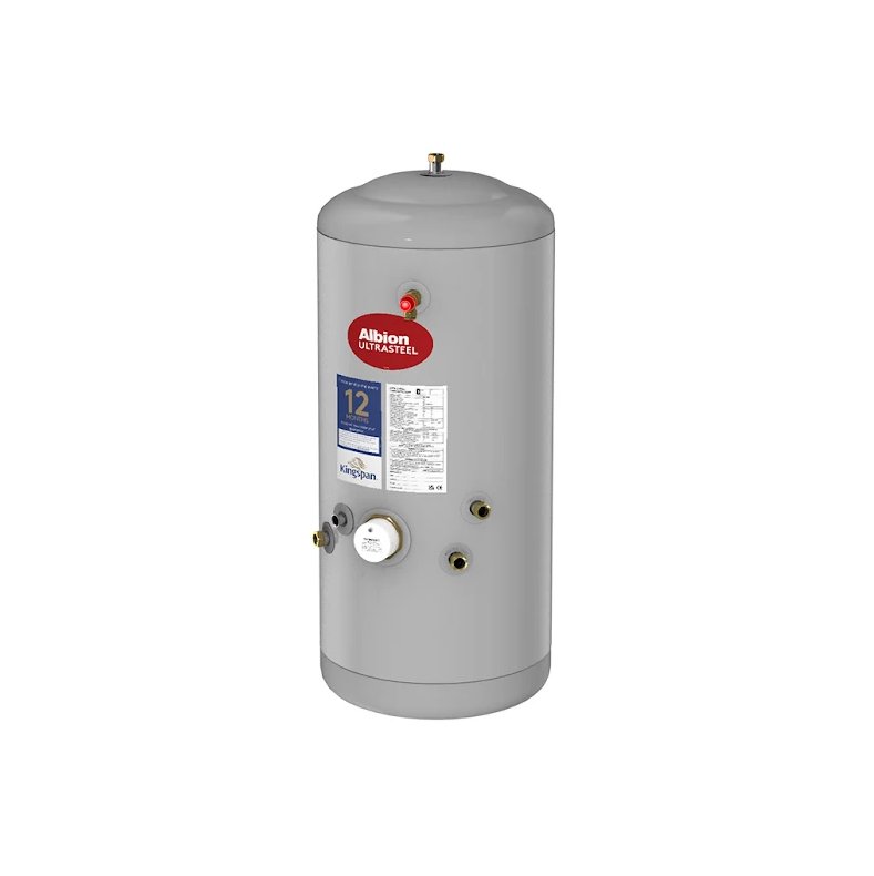 Kingspan Ultrasteel 90 Litre Indirect - Slimline Unvented Hot Water Cylinder AUI90SLMERP