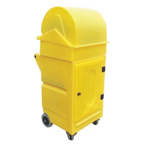 Lockable Cabinet on Wheels with Roll Holder - Fuel Tank Shop