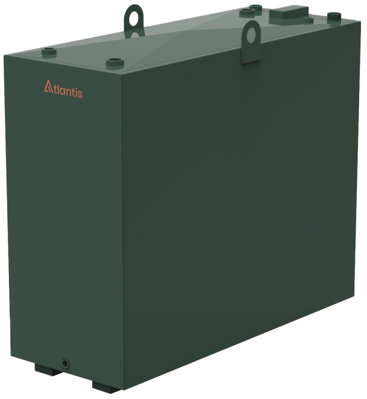 Atlantis Tanks Group LTD Atlantis 900L Bunded Steel Oil Tank