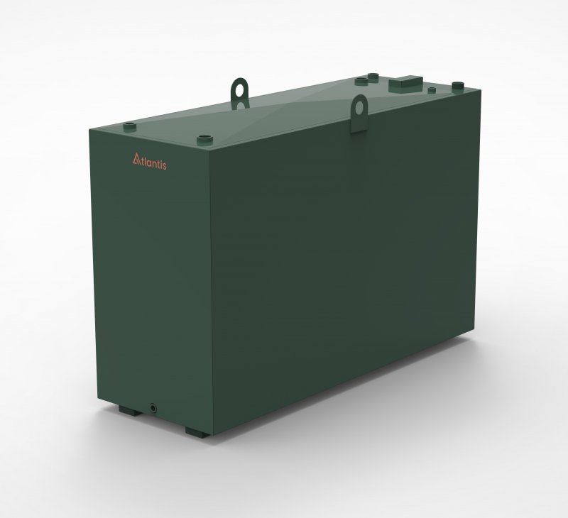 Atlantis Tanks Group LTD Atlantis 1350L Bunded Steel Oil Tank