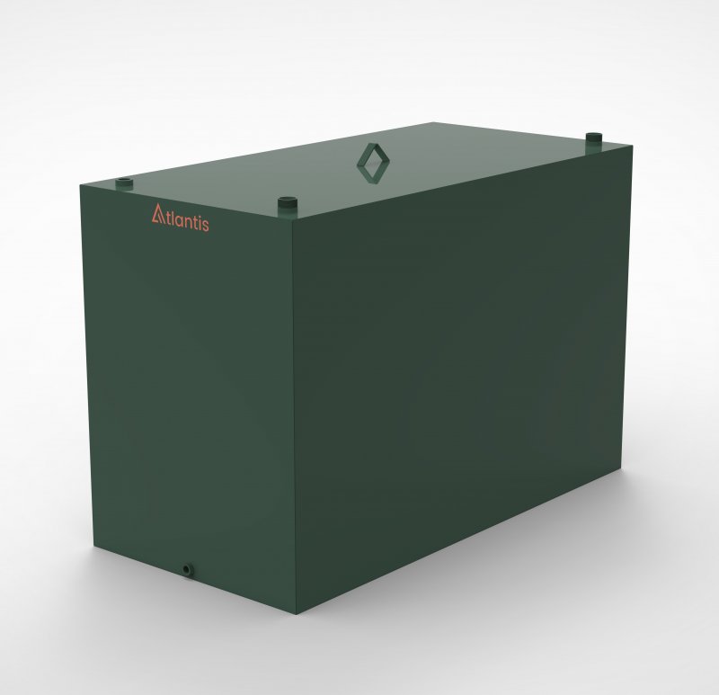 Atlantis Tanks Group LTD Atlantis 2000 Litre Single Skin Steel Oil Tank