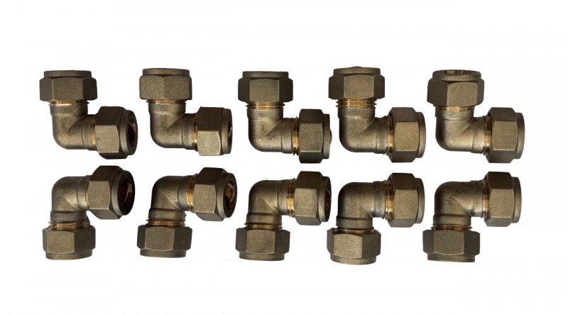 Fuel Tank Shop 10 x 10mm Compression Elbows