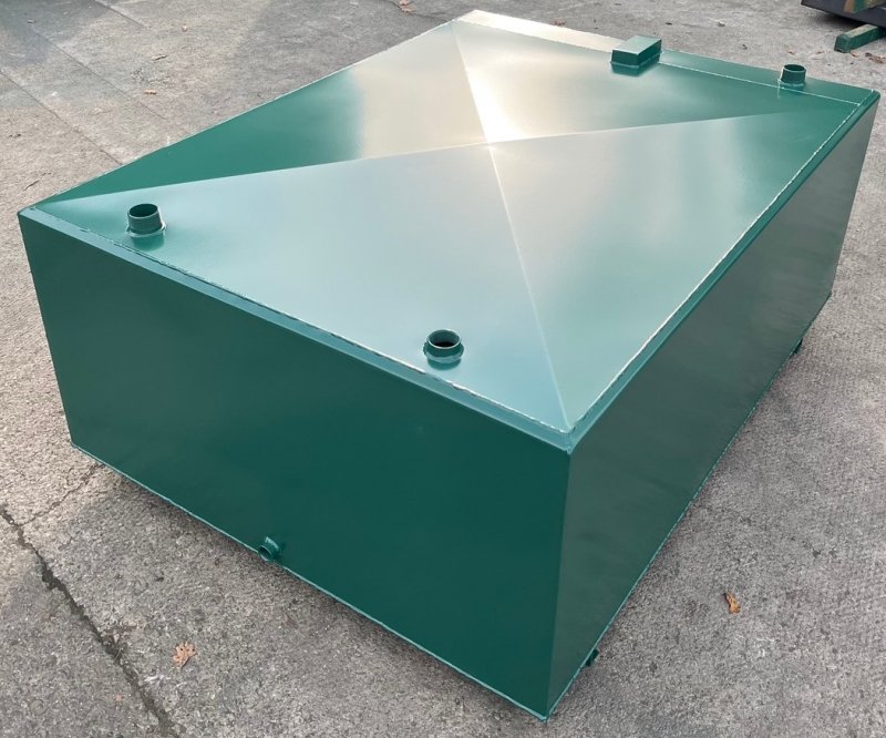 Fuel Tank Shop 1100 Litre Bunded Steel Low Profile Oil Tank