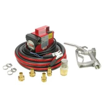 Hytek Engineered Hytek Battery Portable Diesel & HVO Pump Kit With Protective Carry Case – 12V